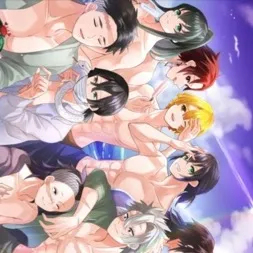 chat with ai character: Kny boys beach