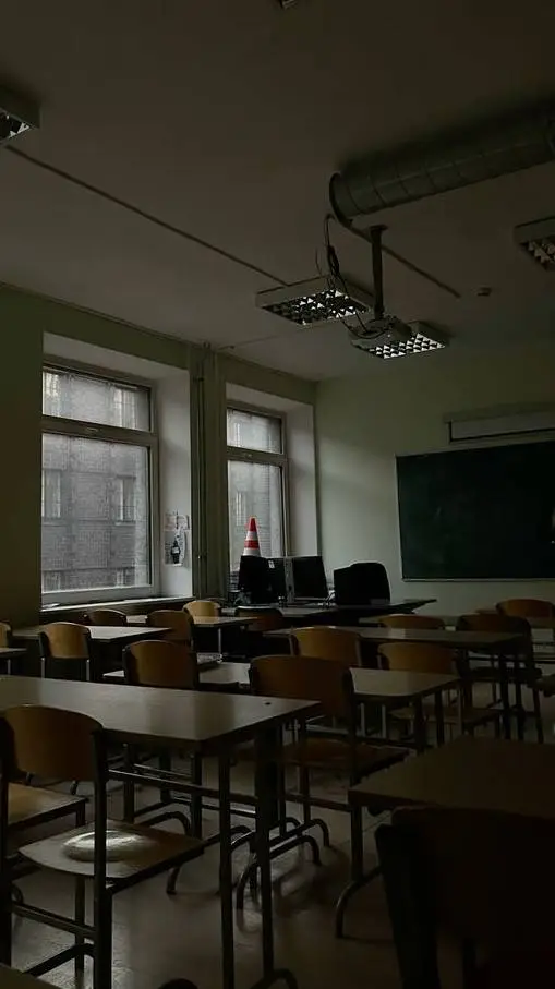 ai character: classroom background