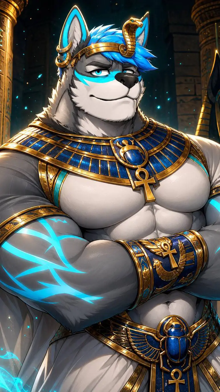 ai character: Glamrock Dogao background