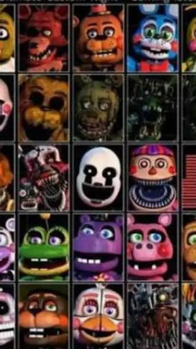 ai character: UCN (fnaf7) background