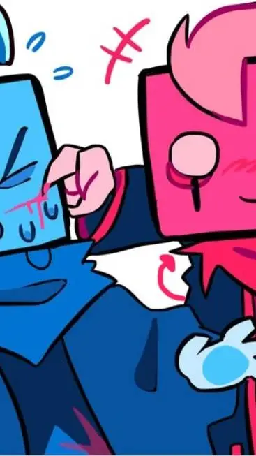 ai character: Blixer & cube kid background