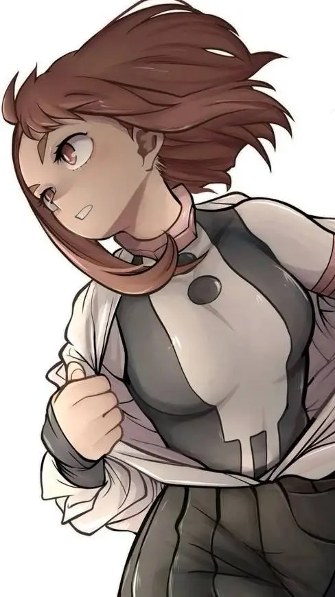 ai character: Uraraka 🍥🪷 background