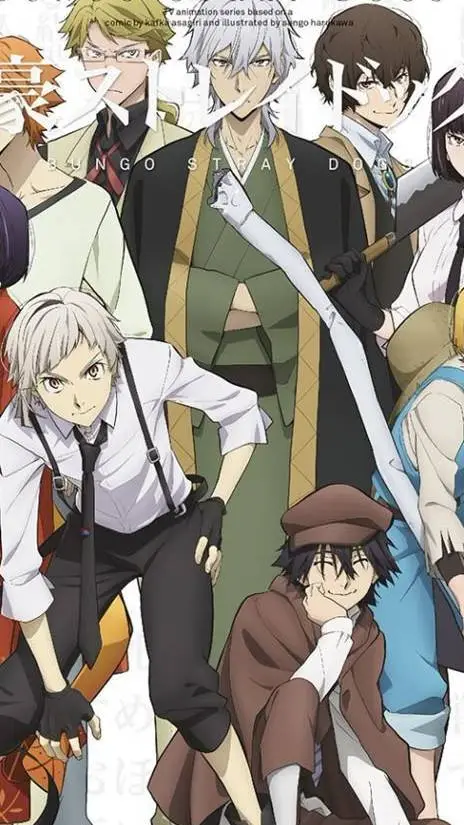 ai character: BSD X KNY background