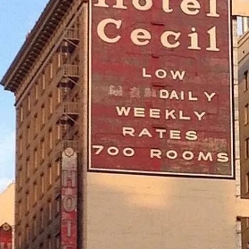 chat with ai character: Cecil hotel 