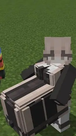 ai character: Minecraft belly background