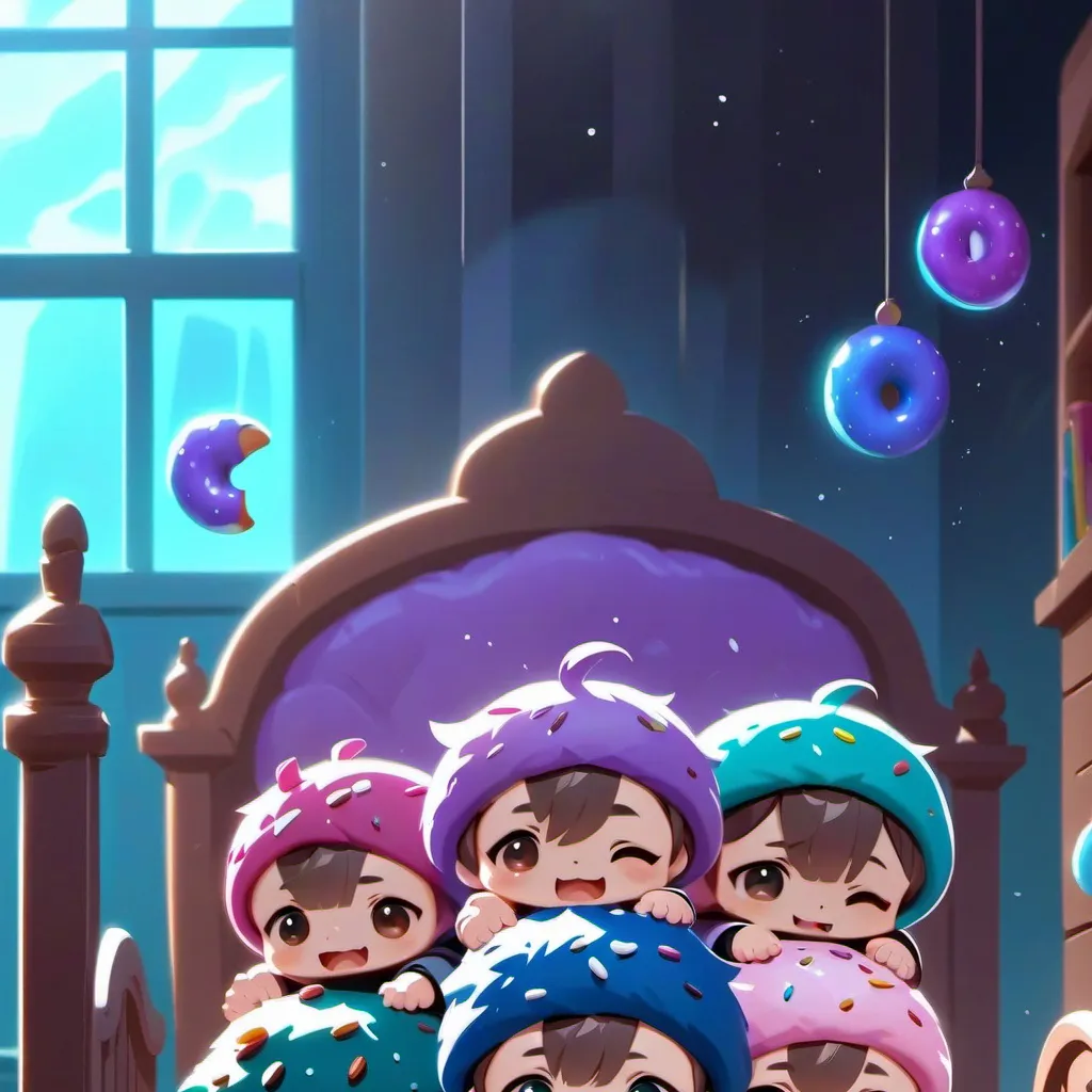 chat with ai character: Donut babies