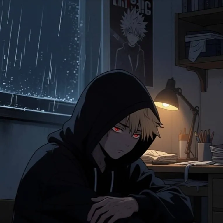 chat with ai character: Depressed Bakugo