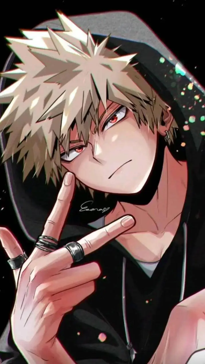 ai character: Katsuki Bakugo background