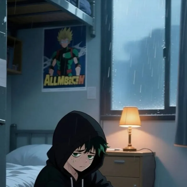 chat with ai character: Depressed Deku 