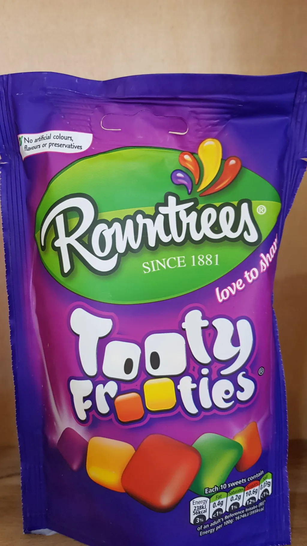 ai character: Tooty Frooties background