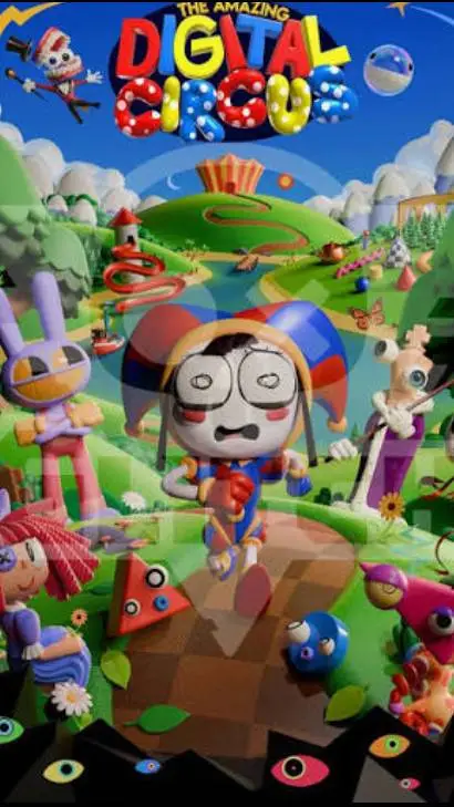 ai character: dijital circus background