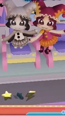 ai character: Dollys factory  background