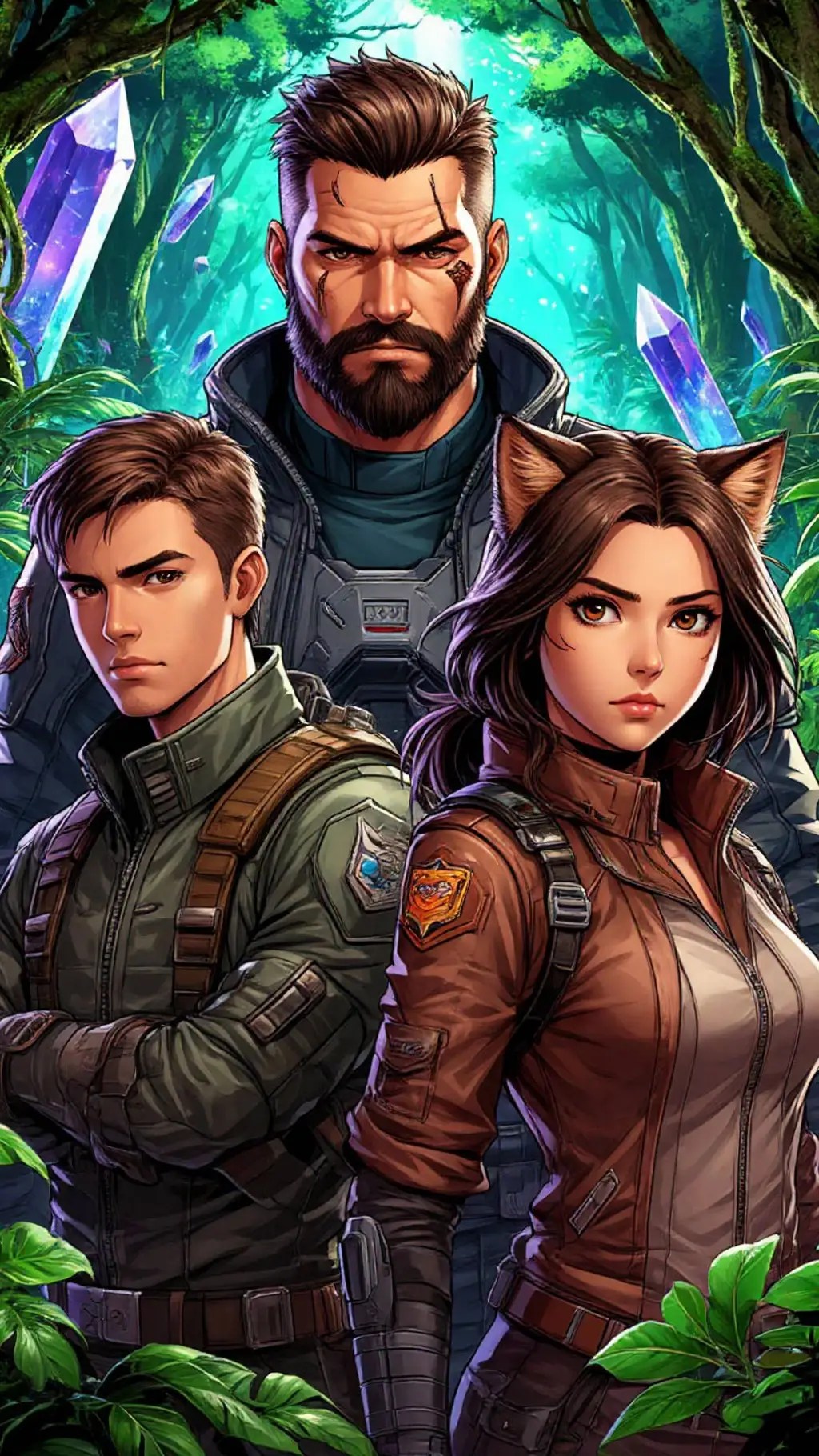 ai character: Отряд background