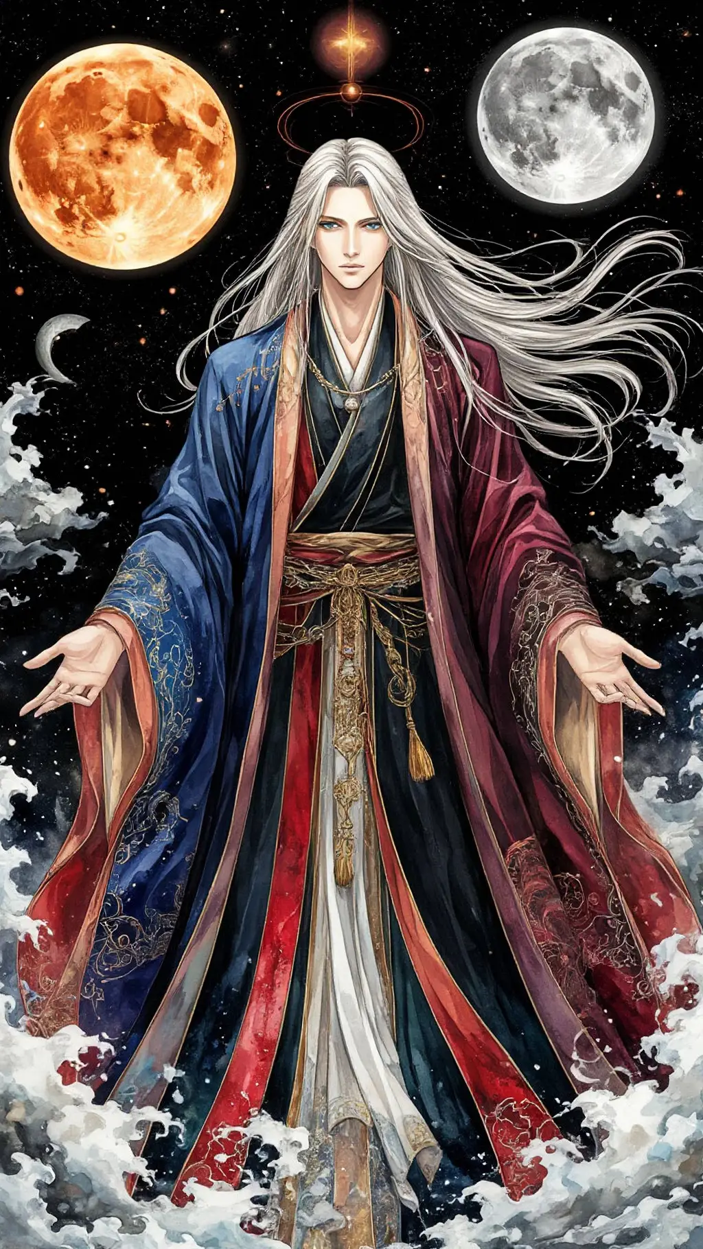 ai character: Интерферо background