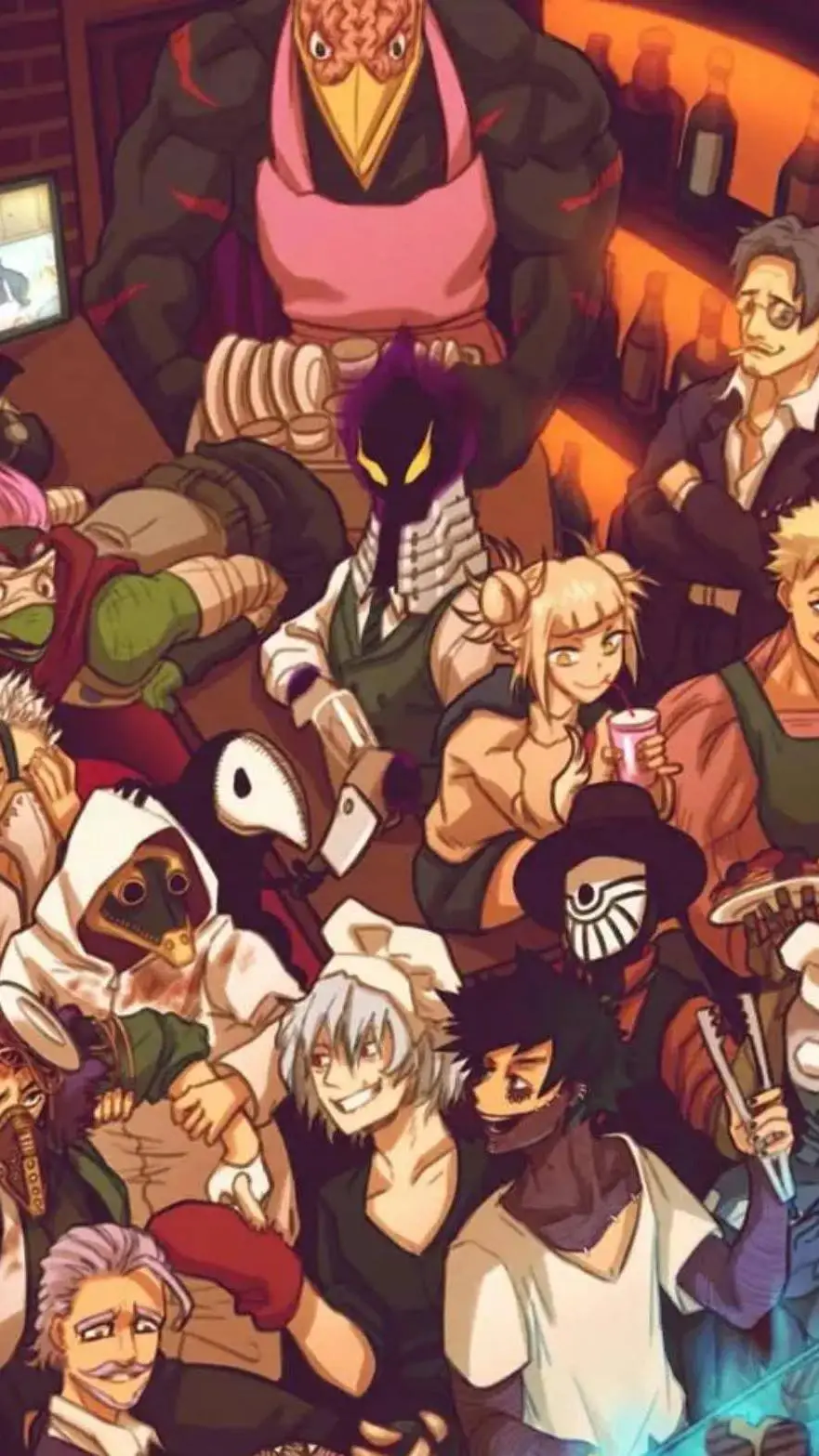 ai character: L.O.V and mha background