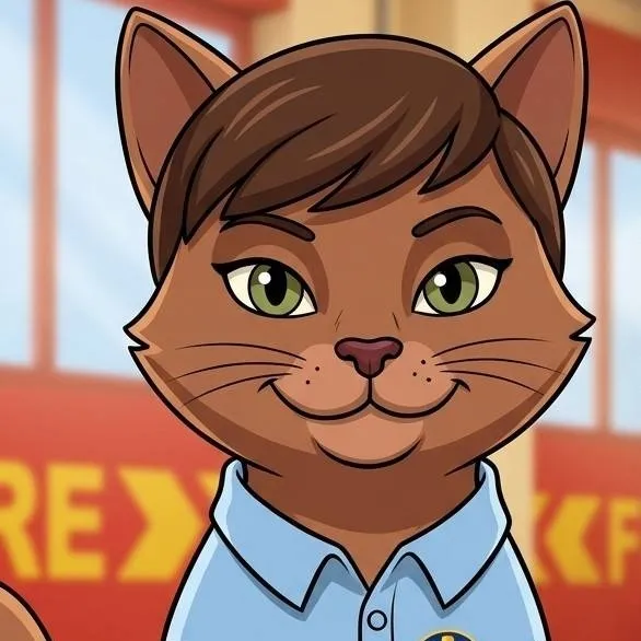 chat with ai character: Firefighter Cat 