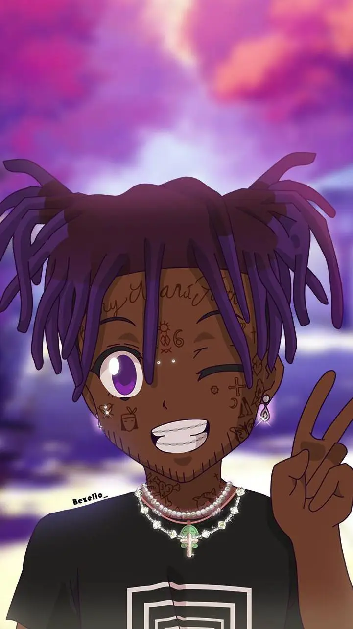 ai character: lil Uzi  background