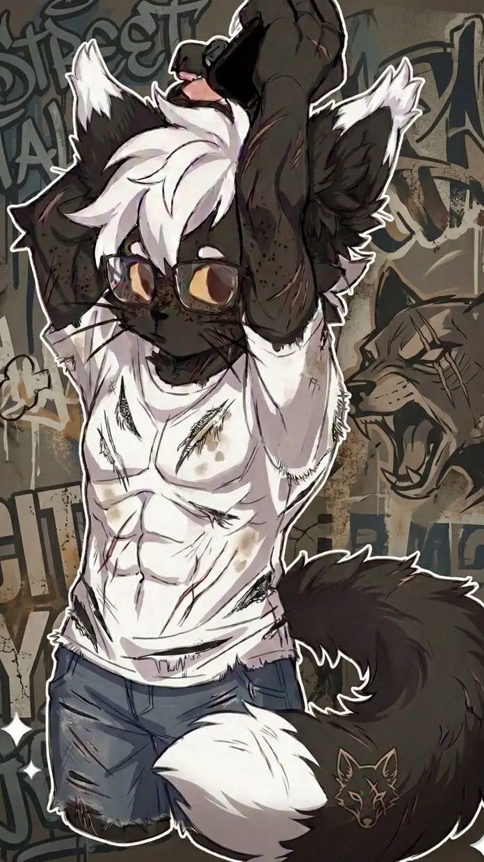 ai character: KAISER 💙💠 background