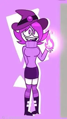 ai character: Violent Mauve background