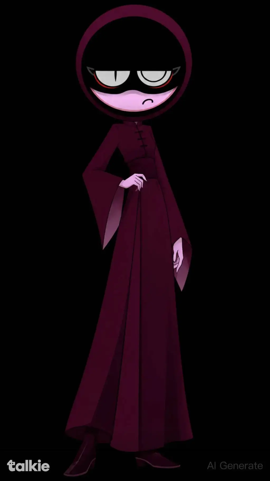 ai character: Pinki.exe background