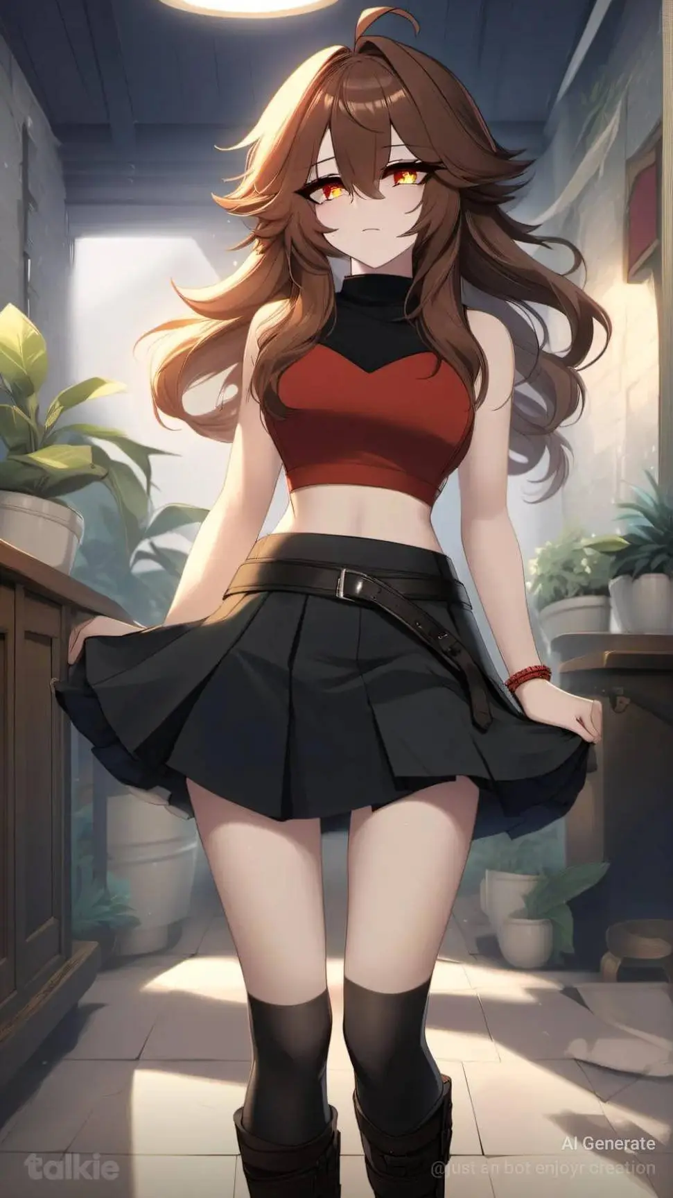 ai character: Gf  background