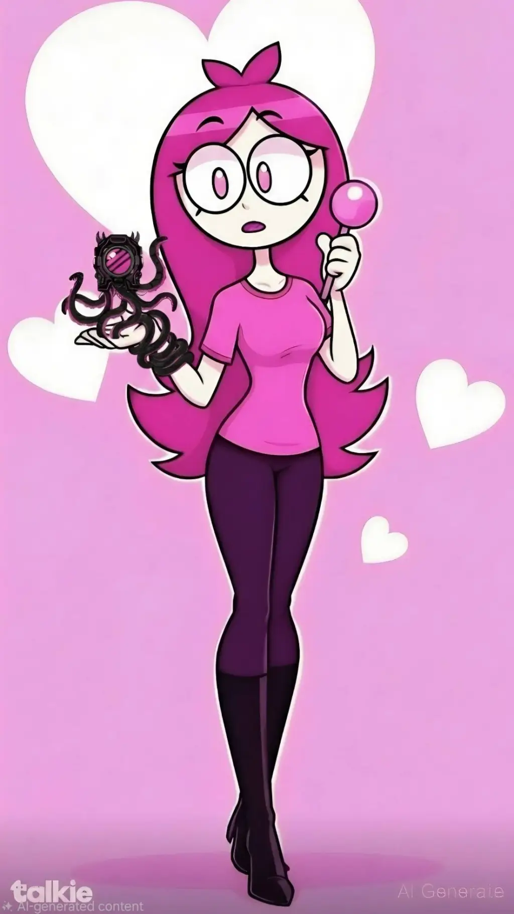 ai character: Magenta Carnitrix background