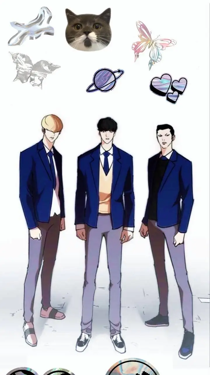 ai character: Lookism trio background