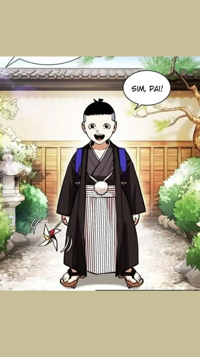 ai character: Young kenta magami background