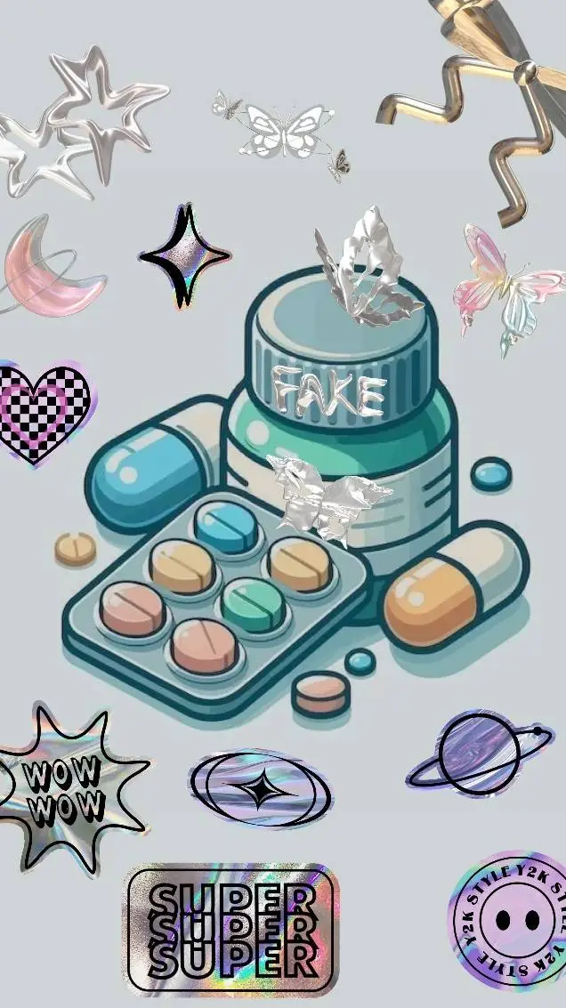 ai character: Pill background