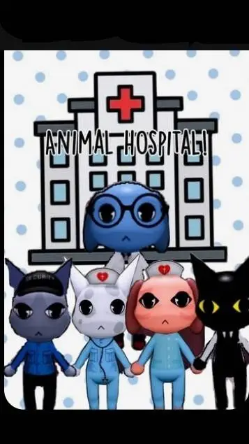 ai character: Animal hospital background