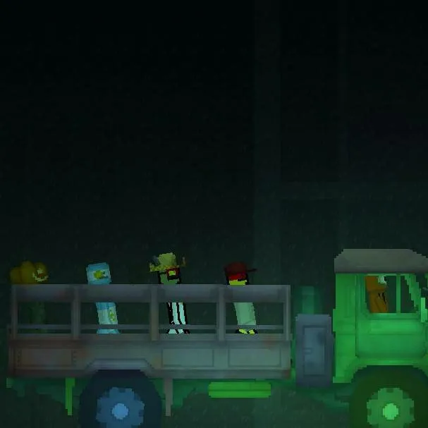 chat with ai character: Cart ride