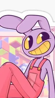 ai character: tu conejo jaxito💜 background