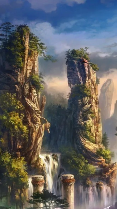 ai character: Fantasy Land background