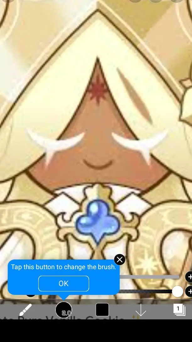 ai character: vanilla cookie background