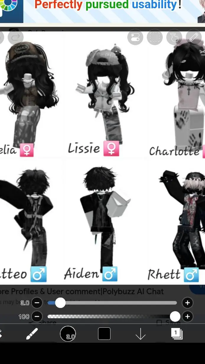 ai character: group chat background