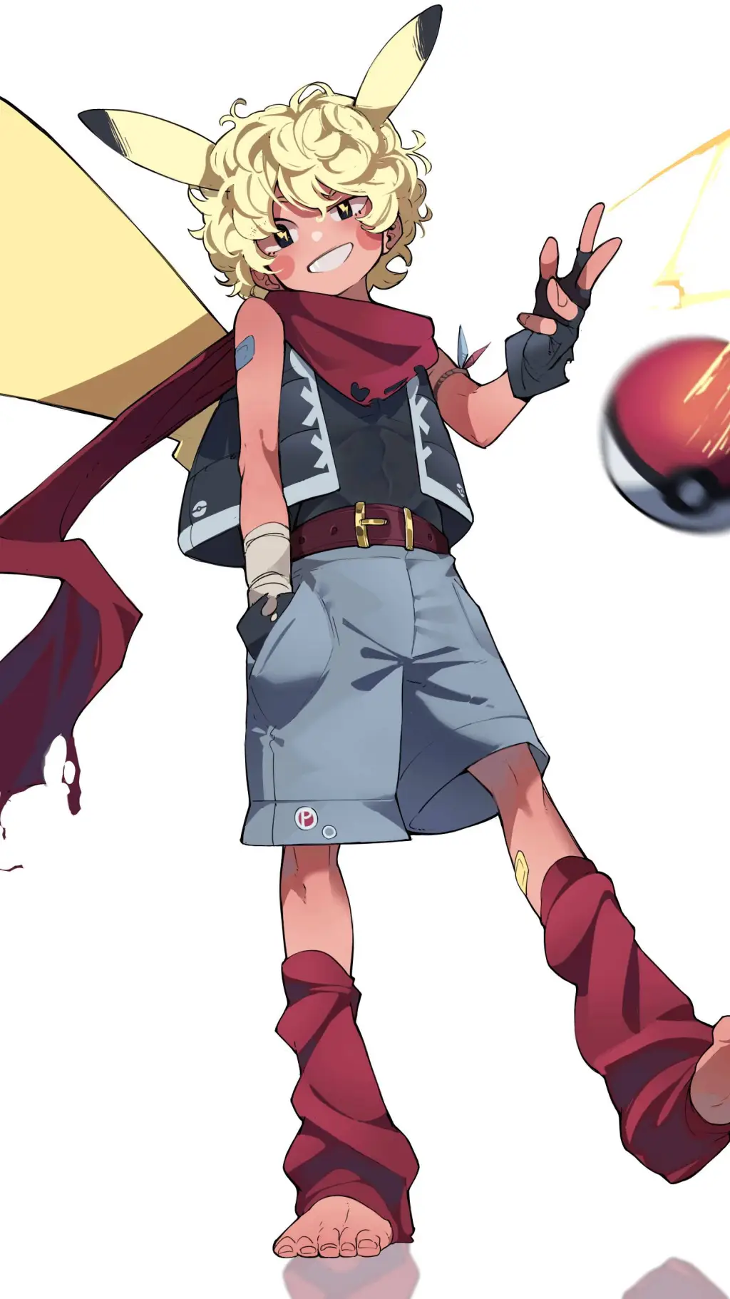 ai character: 💛🖤Pikachu🖤💛 background
