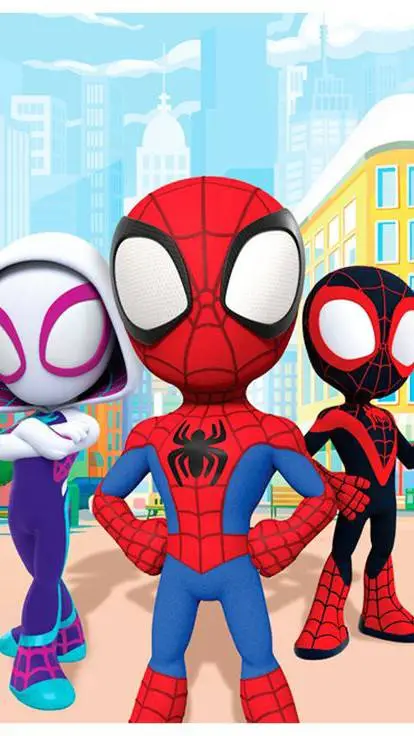 ai character: Spidey and friends background
