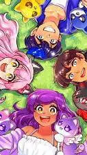 ai character: Aphmau And Friends background