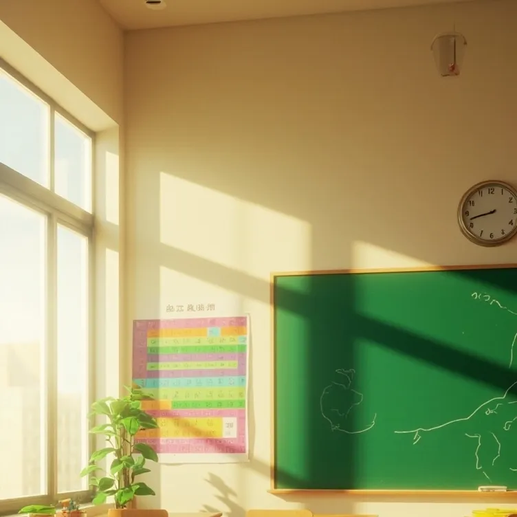 chat with ai character: classroom?