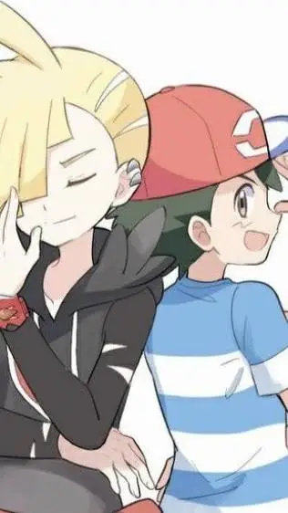 ai character: gladion x ash background