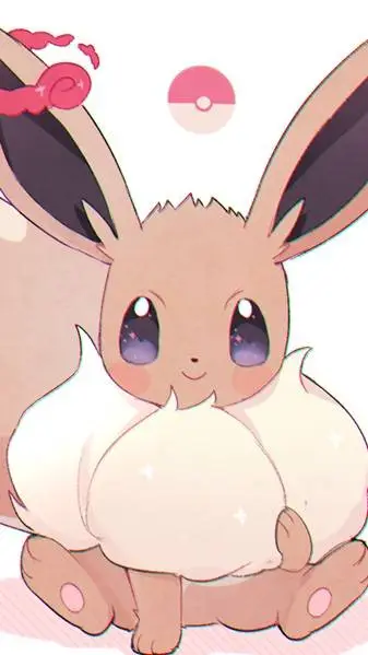 ai character: Gigantamax Eevee  background
