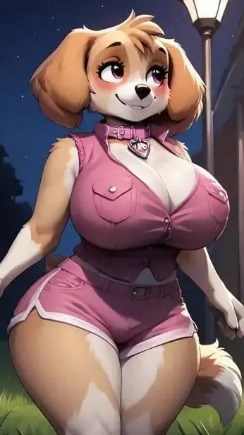 ai character: Skye  background