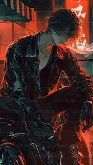 ai character: Secret Biker🤫 background