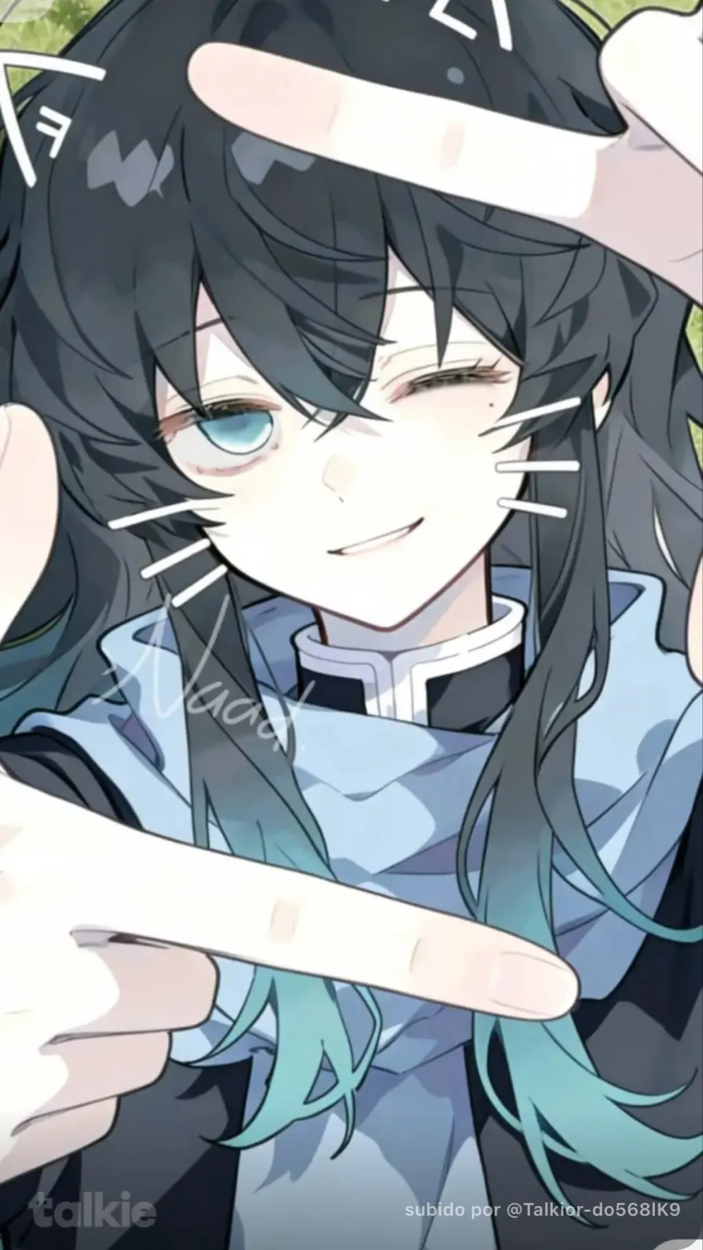 ai character: Tokito 👁️🫦👁️ background