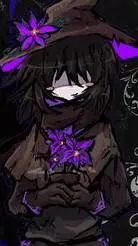 ai character: 🪻~azure~🪻 background