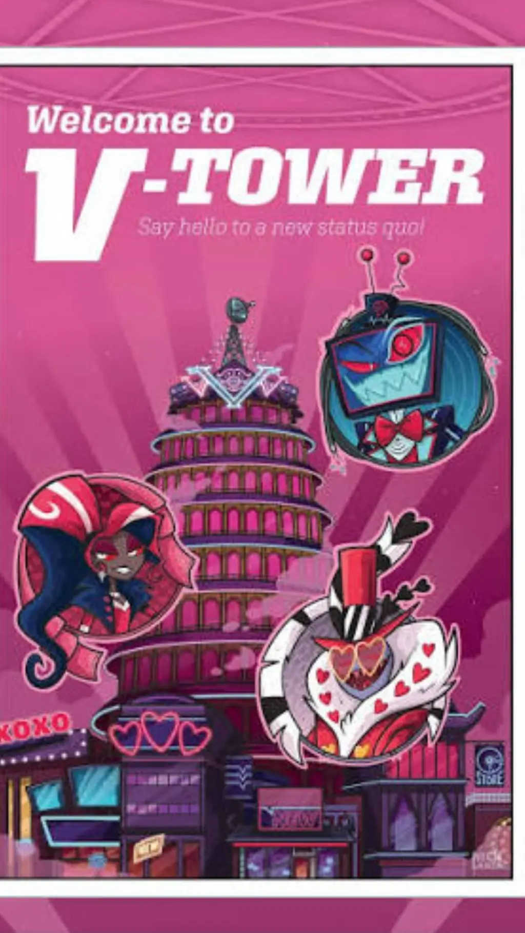 ai character: The Vees Waterpark background