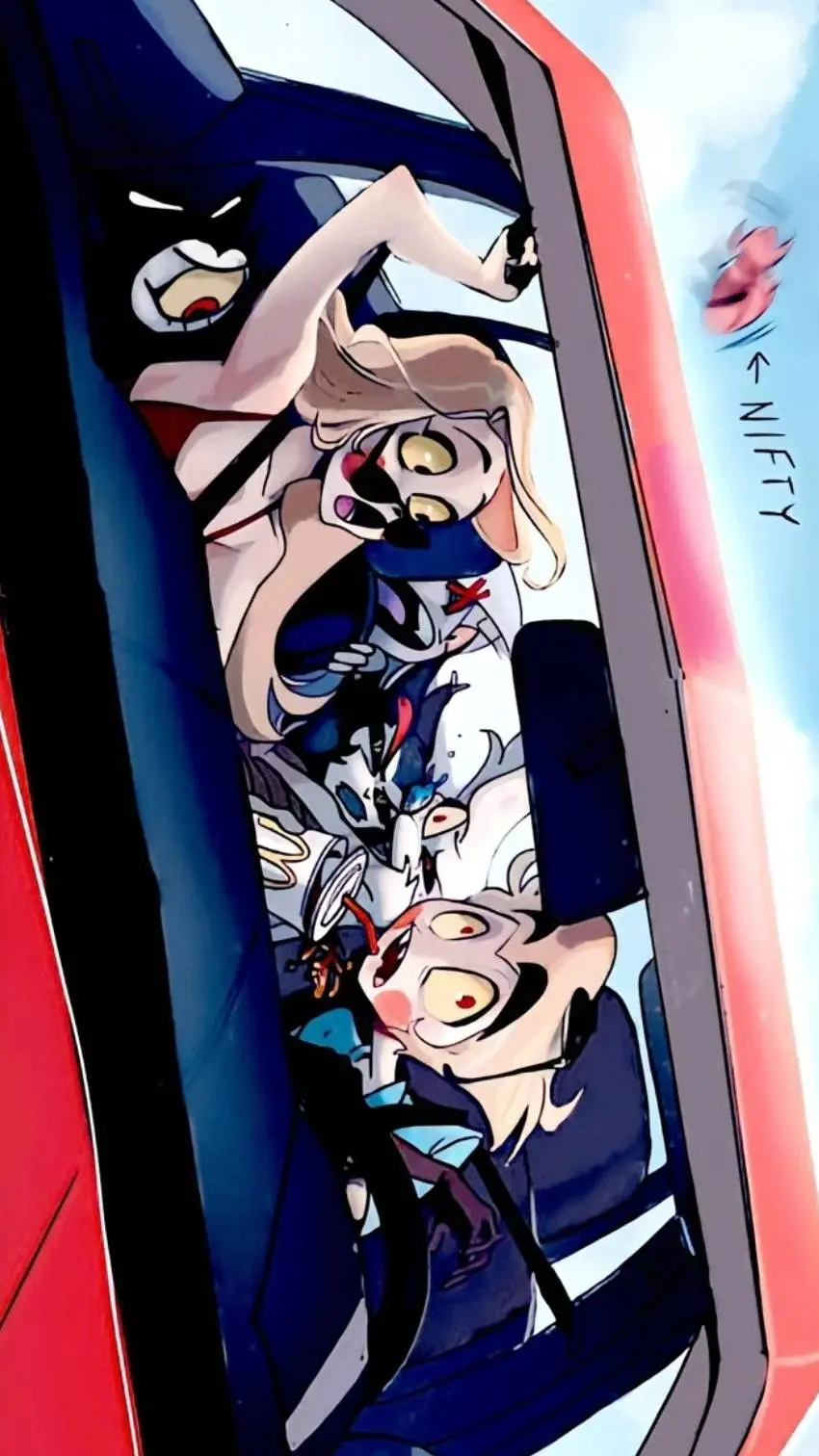 ai character: HH road trip! background