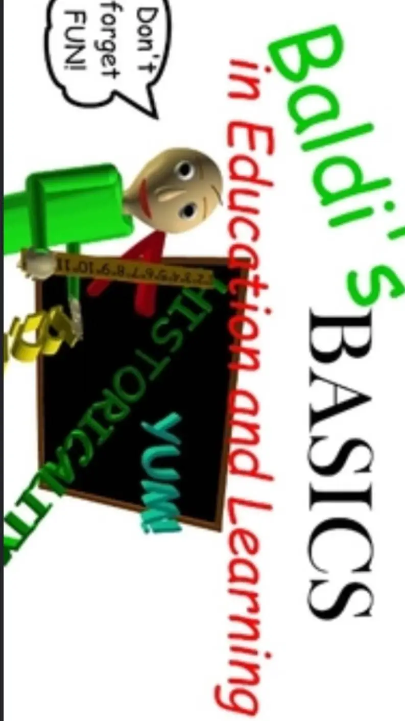 ai character: Baldis Basics IEAL background