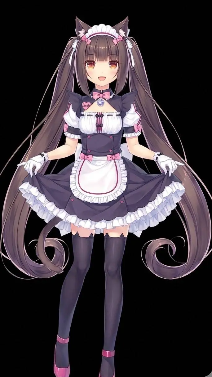 ai character: 巧克力 background