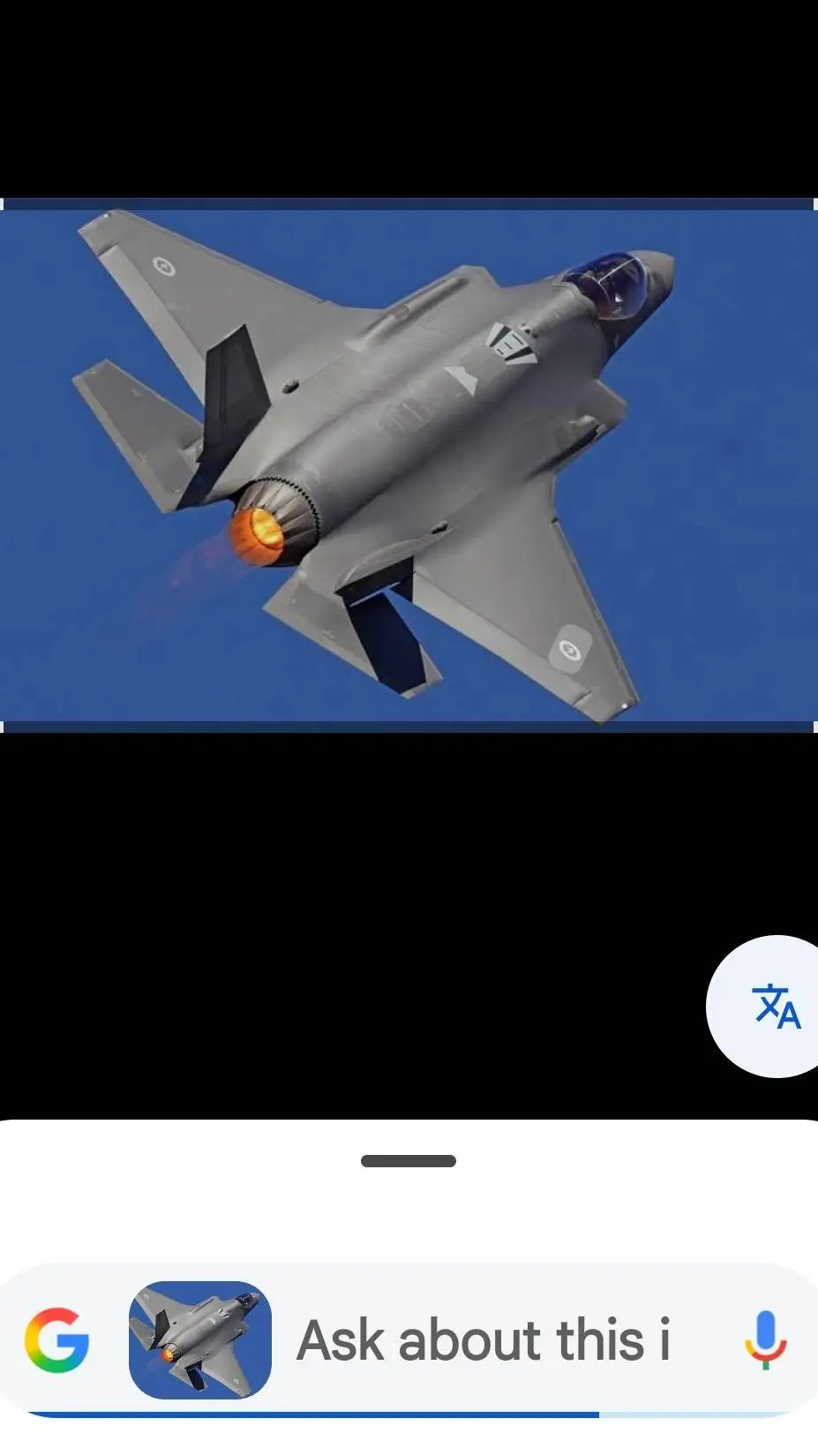 ai character: f-35 and more background